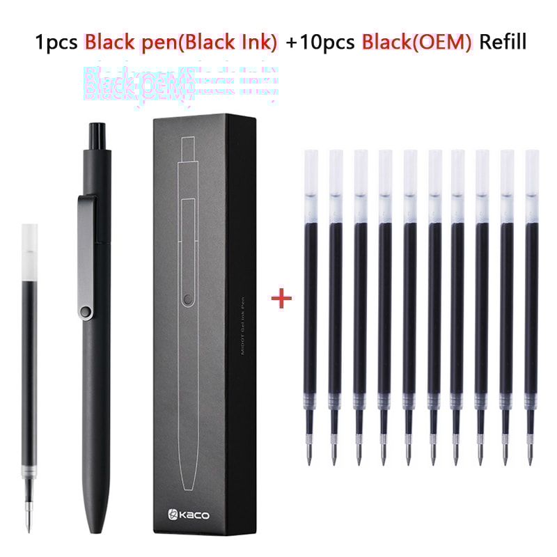 Smooth Writing Gel Ink Pens Quick Drying Press Pen for Exams, Homework & Papers