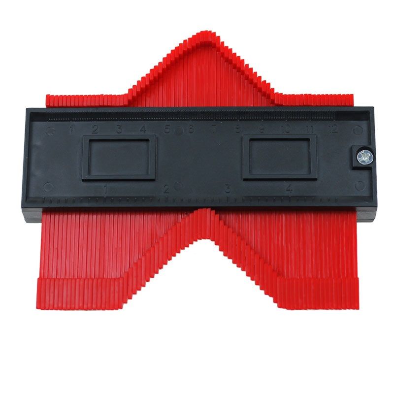 MultiAngle Cutting Template  Line Copier Ruler Essential Measuring Instrument for DIY Woodworkin