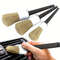 Premium Boar Hair Bristle Brushes Exterior Interior Detail Brush For Car Cleaning Auto Detailing 4