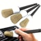 Premium Boar Hair Bristle Brushes Exterior Interior Detail Brush For Car Cleaning Auto Detailing 4