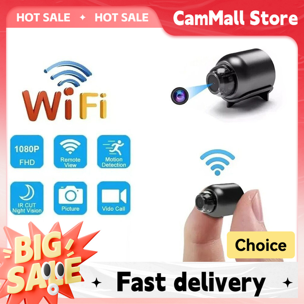Mini Spy Camera HD 1080P Compact WIFI Camera With Cyclic Recording For Outdoor Home Surveillance 1