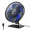 Gaiatop Portable USB Desk Fan, 90° Adjustable, Ultra-Quiet 4-Speed Cooling Fan for Home, Office & Travel