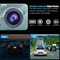 HD 1080P Dual Lens Dash Cam Front Rear Car DVR Camera with GSensor Night Vision Loop Recording
