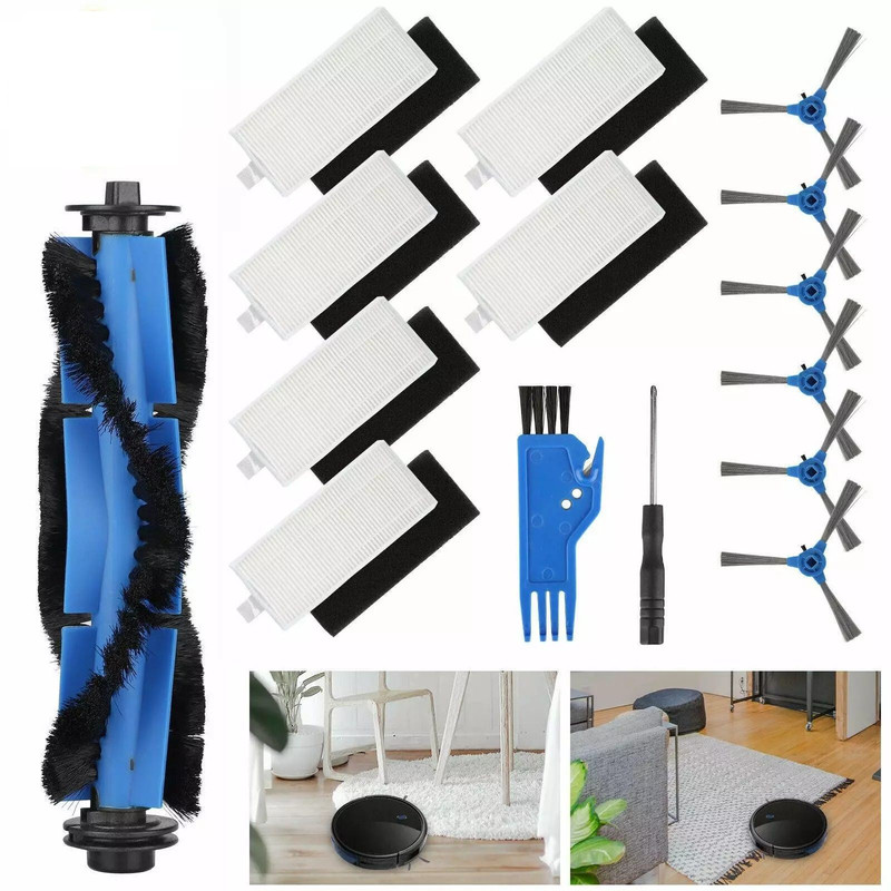 Genuine Replacement Brushes Filter for Eufy RoboVac 11S 30C 25C 35C Premium Cleaning Parts Kit