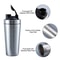 Premium Protein Shaker Bottle Stainless Steel Sports Water Cup For Gym Workouts Nutrition Anti Lea 2