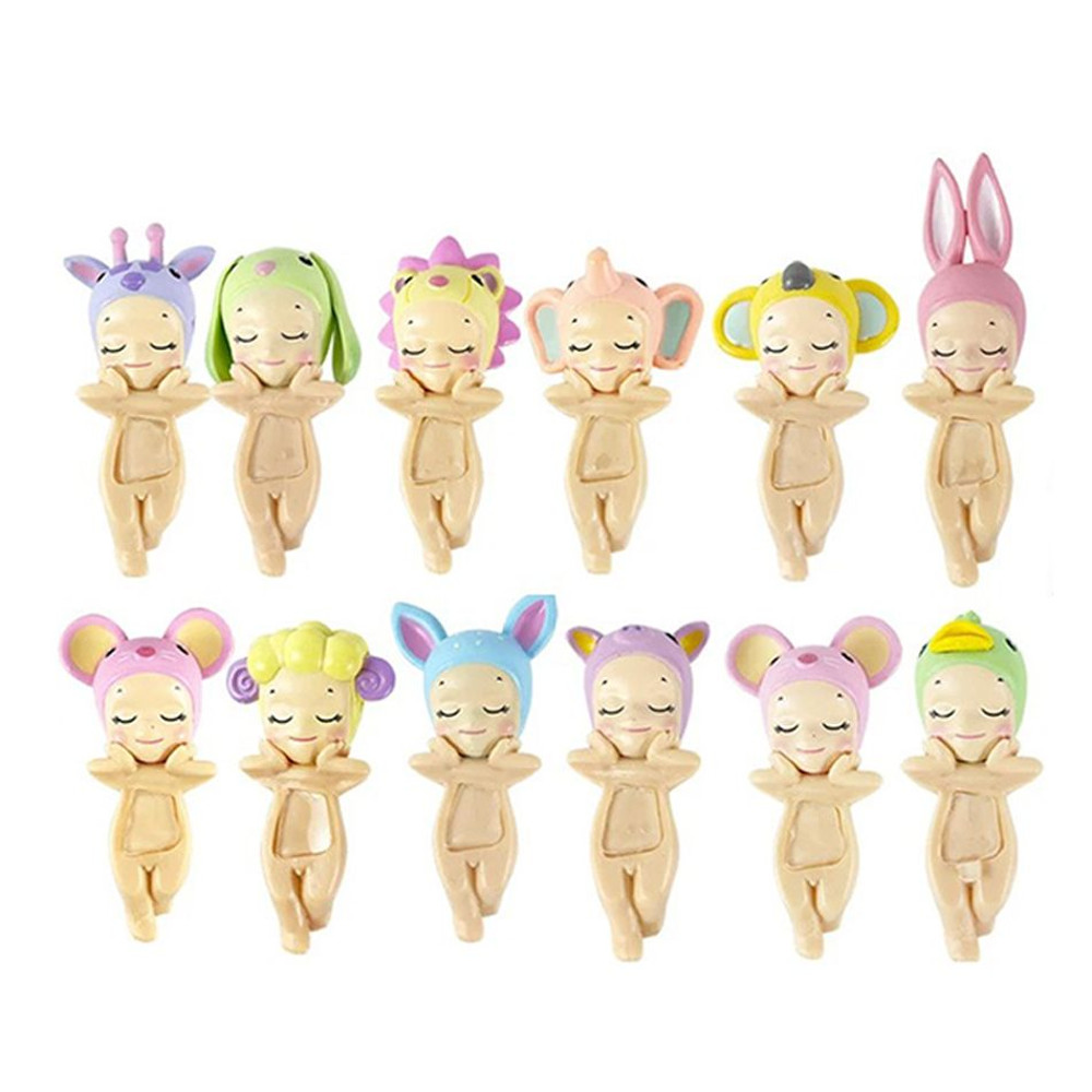 Cherry Blossom Series Sonny Angel Mofusand Blind Box Hippers Mini Figure Shark Cat Action Toy fo