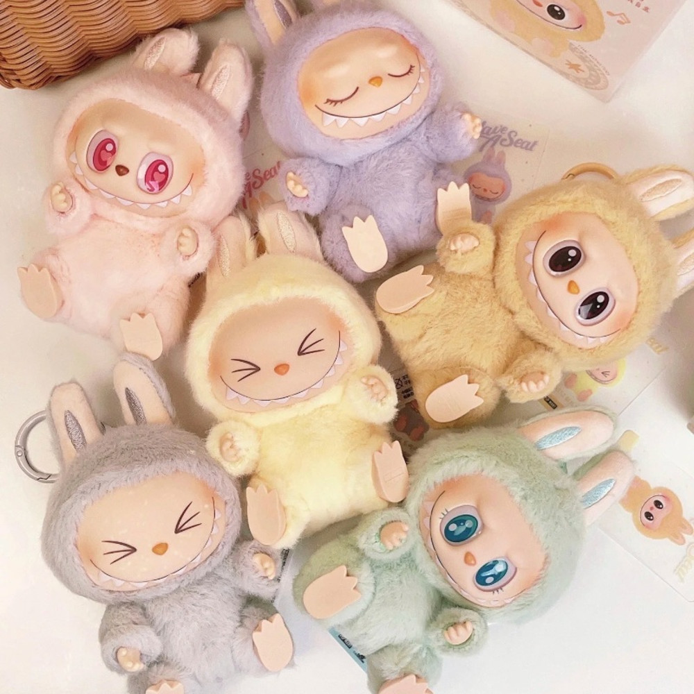 Anime Doll Keychain 2nd Generation Vinyl Pendant Toy Cute Girlfriend Birthday Gift Party Series C