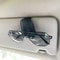Universal Car Sun Visor Sunglasses Holder PU Leather Magnetic Clip For Glasses Cards Pens Auto Acc 7