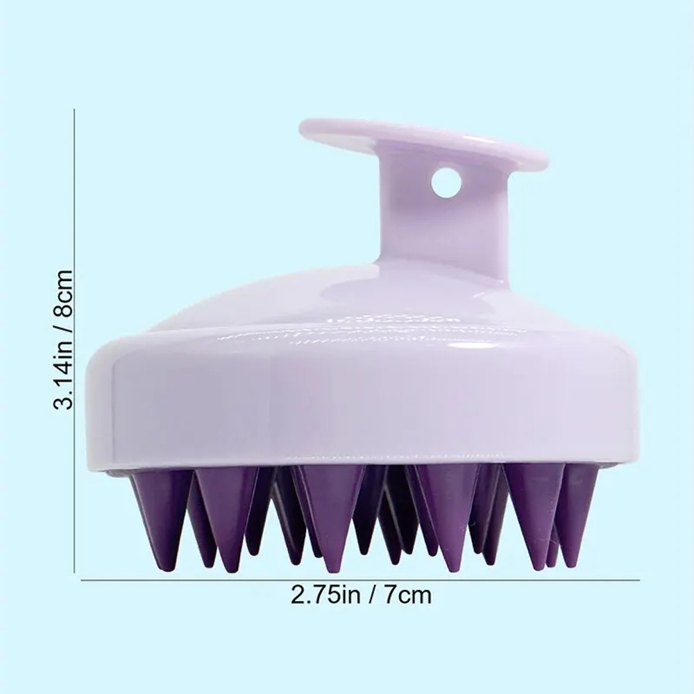 Silicone Shampoo Brush Scalp Massager Hair Washing Comb For Head Body Massage Bath Shower Brush 8