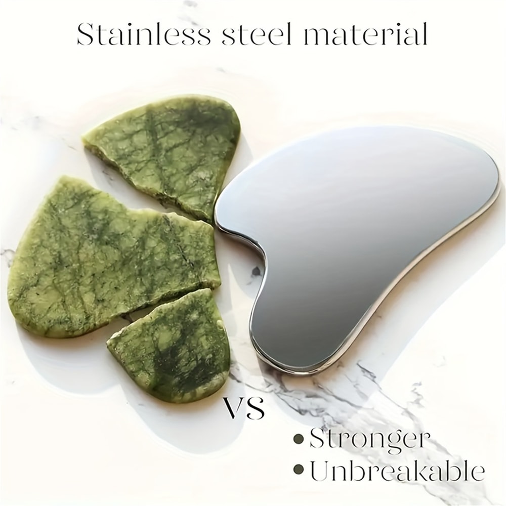 Metal Gua Sha Tool Anti Aging Facial Sculpting Massager For Glowing SkinStainless Steel Skin Care T 2