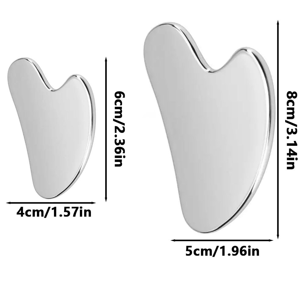 Metal Gua Sha Tool Anti Aging Facial Sculpting Massager For Glowing SkinStainless Steel Skin Care T 5