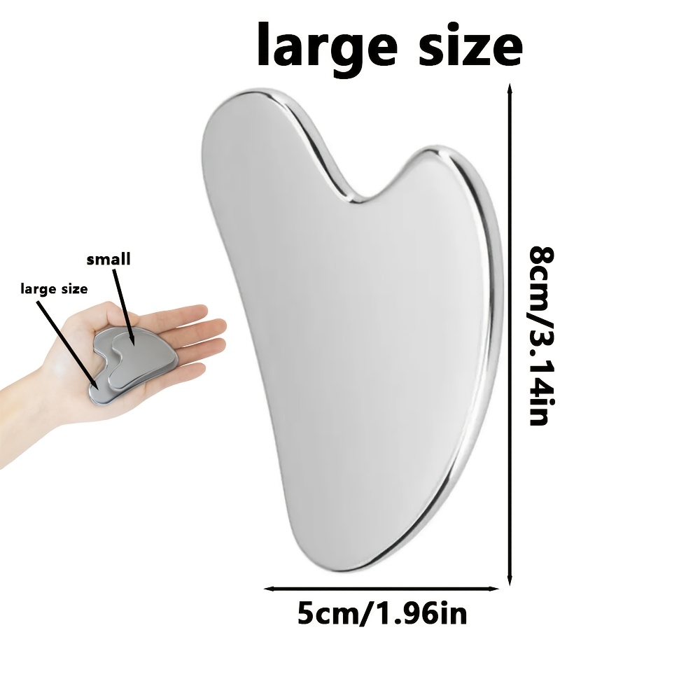 Metal Gua Sha Tool Anti Aging Facial Sculpting Massager For Glowing SkinStainless Steel Skin Care T 7
