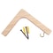 Nordic Natural Wood Wall Plant Hangers, Sturdy Hanging Flower Pot Hook for Lanterns, Wind Chimes & Balcony Decor