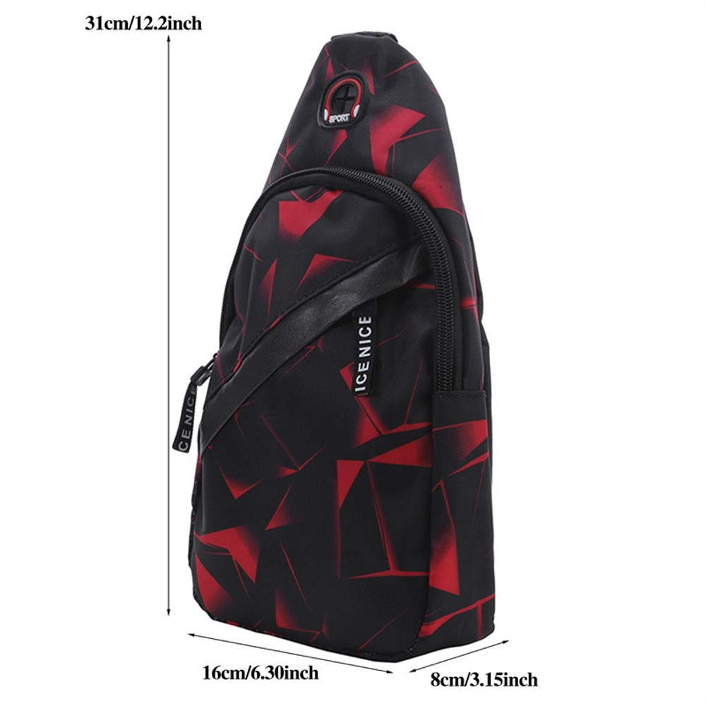 Oxford Cloth Crossbody Bag Unisex Casual Shoulder Bag For Men  Women Lightweight Travel  Sports Che 5