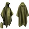 3in1 Military Raincoat Waterproof Hooded Poncho For Camping Hiking Motorcycle Travel 7