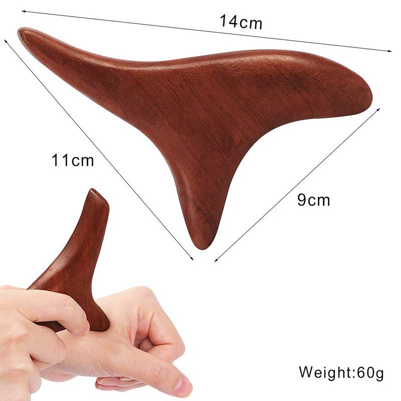 Wooden Lymphatic Drainage Massager Anti Cellulite Body Shaping Gua Sha Tool For Sore Muscle Relief 6