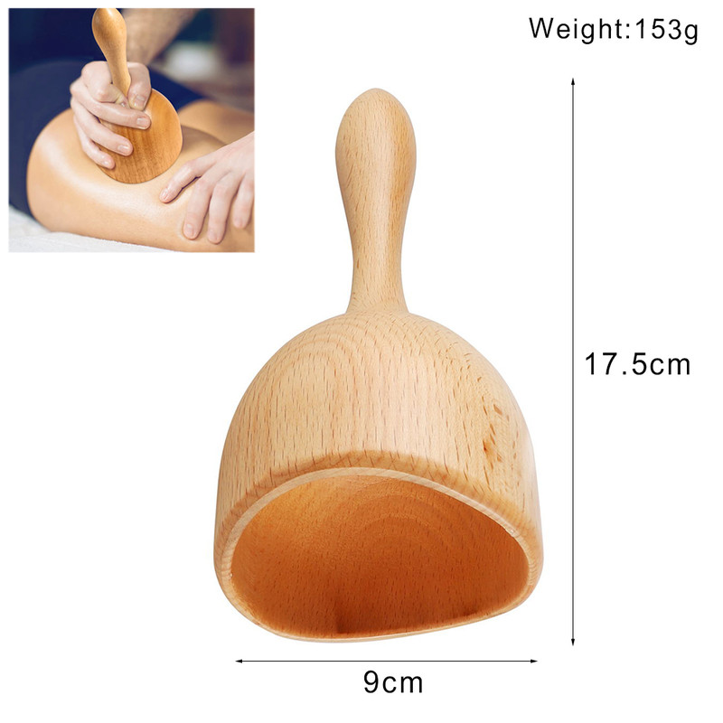 Wooden Lymphatic Drainage Massager Anti Cellulite Body Shaping Gua Sha Tool For Sore Muscle Relief 14