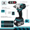 Professional 520NM Brushless Impact Wrench12Drive Cordless Power Tool For Makita 18V Batteries Not 2