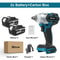 Professional 520NM Brushless Impact Wrench12Drive Cordless Power Tool For Makita 18V Batteries Not 9