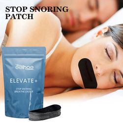 anti snoring mouth patches,improve breathing & sleep quality,portable night use orthosis tape (hypoallergenic, 30 count)