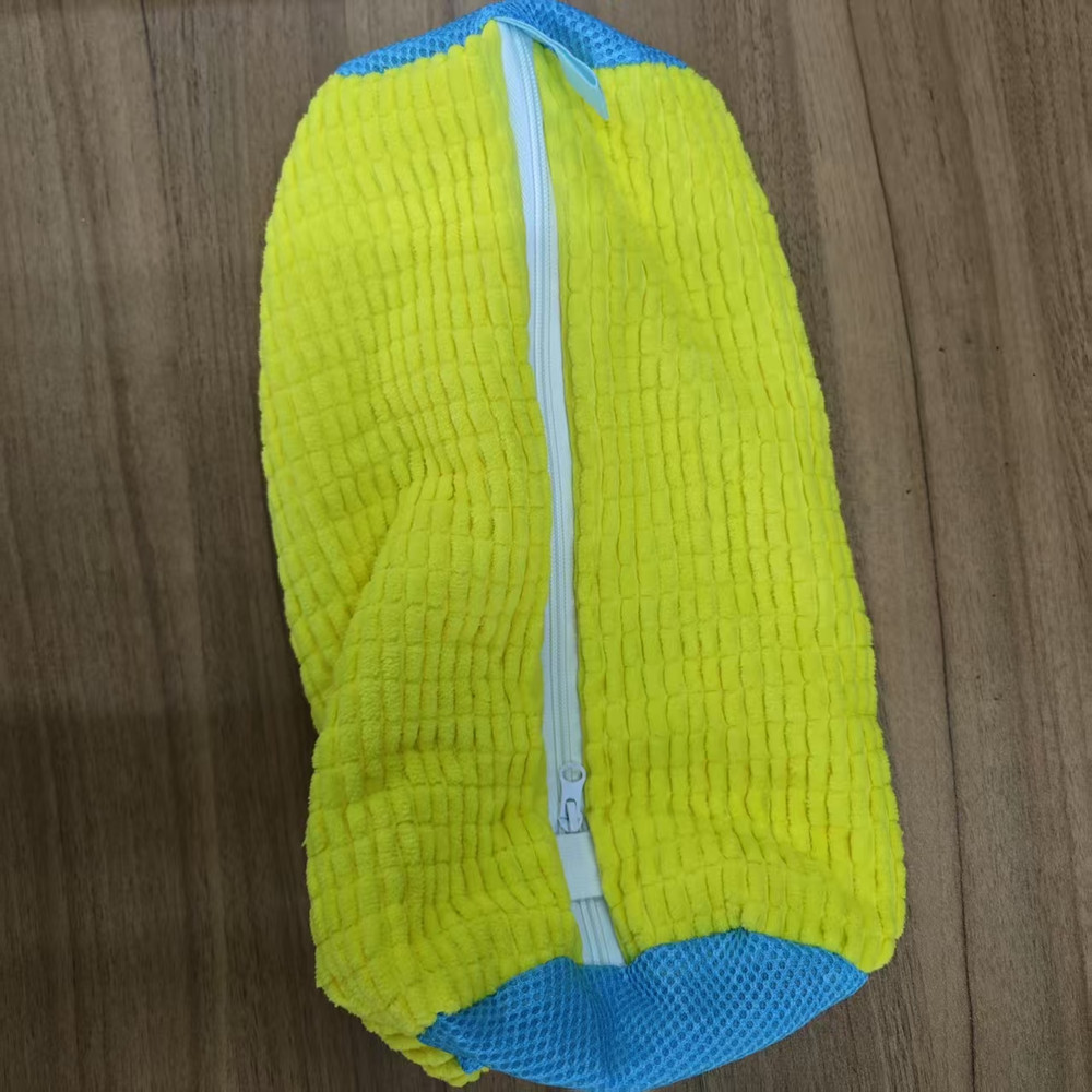 Shoe Washing Machine Bag for All Shoe Types,Heavy Duty Chenille Fabric,,Machine Washable Cleaning Bag