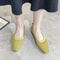 Breathable Mesh Fashion Flats For Women Spring Summer Flat Shoes With Square Toe Soft Sole 4