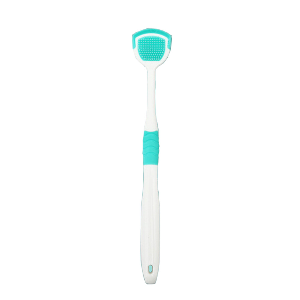 Reusable Silicone Tongue Scraper Brush for Adults & Kids Washable Tongue Cleaning Tool for Fresh Breath & Oral Hygiene