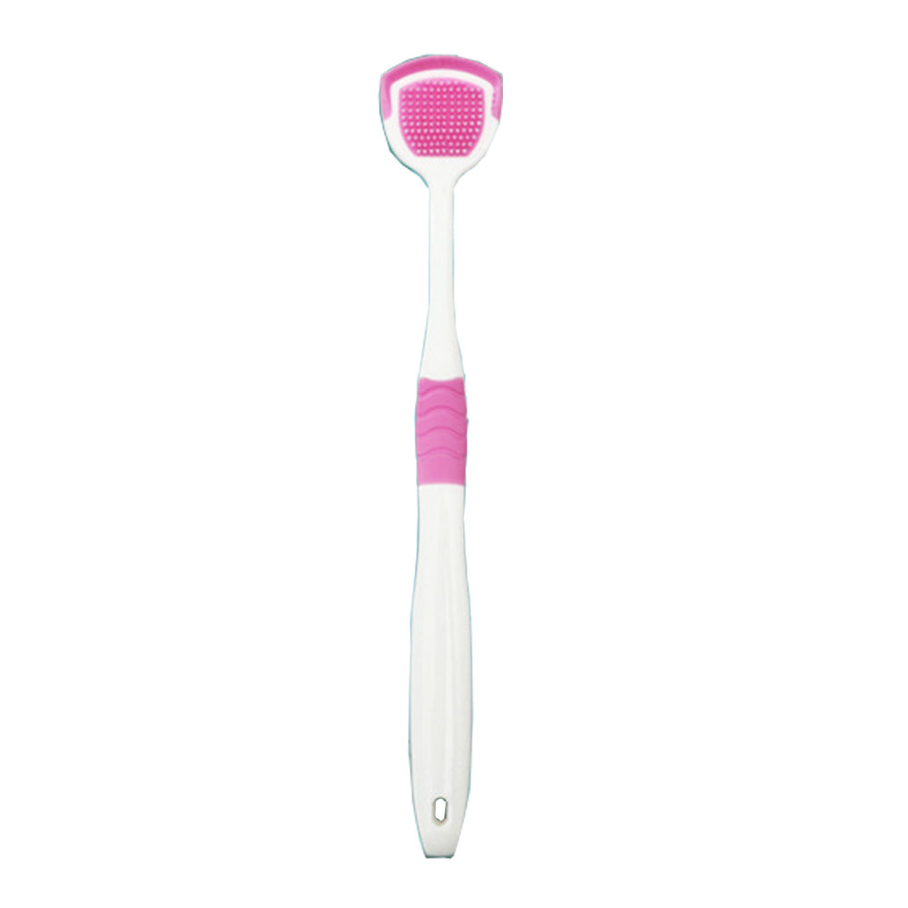 Reusable Silicone Tongue Scraper Brush for Adults & Kids Washable Tongue Cleaning Tool for Fresh Breath & Oral Hygiene