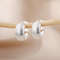 Trendy Hoop Earrings for Women,Stainless Steel Gold &Silver Small Hoops,Hypoallergenic Piercing Jewelry,Minimalist studs