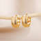 Trendy Hoop Earrings for Women,Stainless Steel Gold &Silver Small Hoops,Hypoallergenic Piercing Jewelry,Minimalist studs