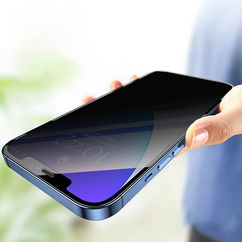 4PCS Privacy Screen Protector for iPhone Anti Spy Tempered Glass for iPhone HD Clear & Scratch Resistant