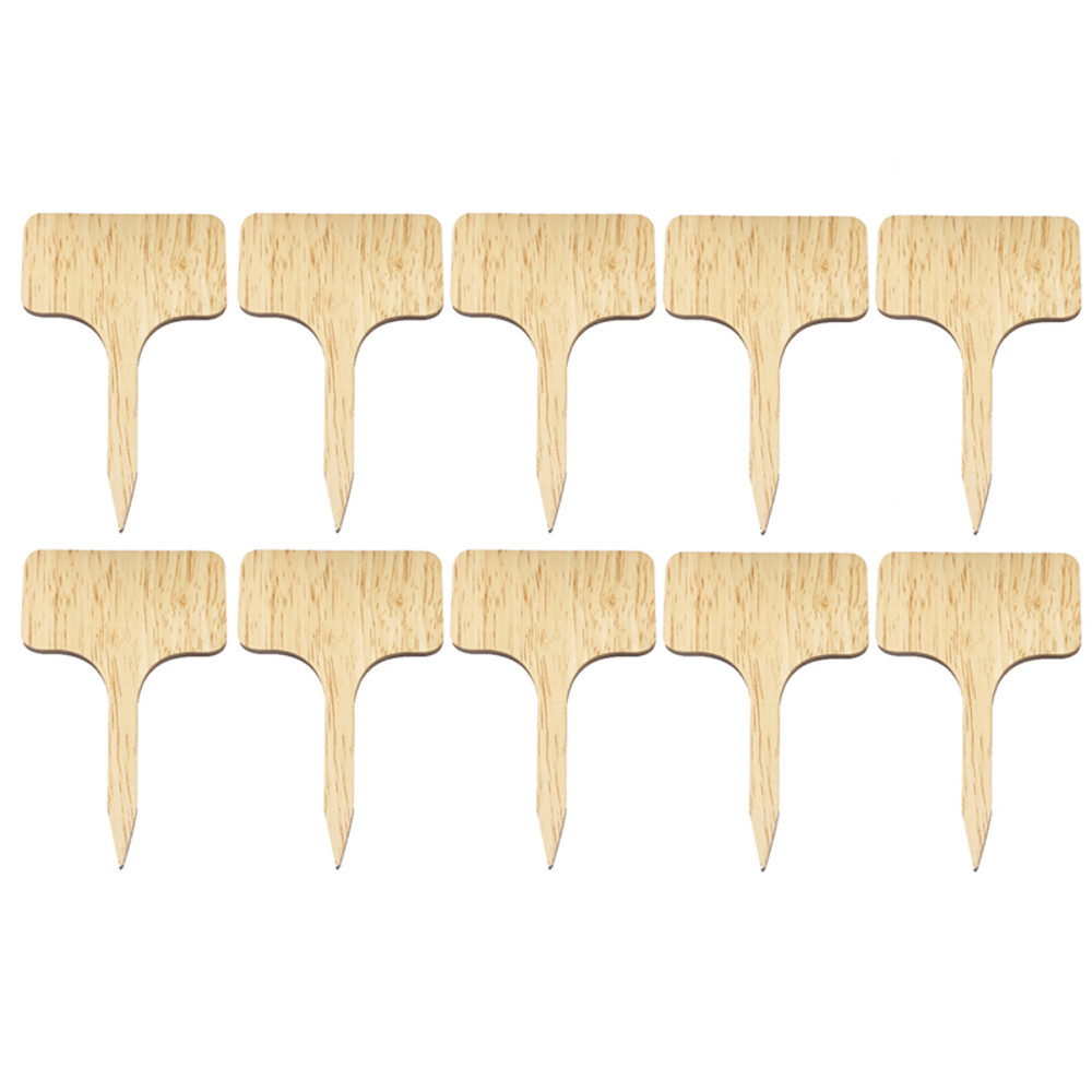 EcoFriendly TType Bamboo Plant Labels Sustainable Wooden Garden Markers For Bonsai Herbs Flowers S 8