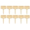 EcoFriendly TType Bamboo Plant Labels Sustainable Wooden Garden Markers For Bonsai Herbs Flowers S 8