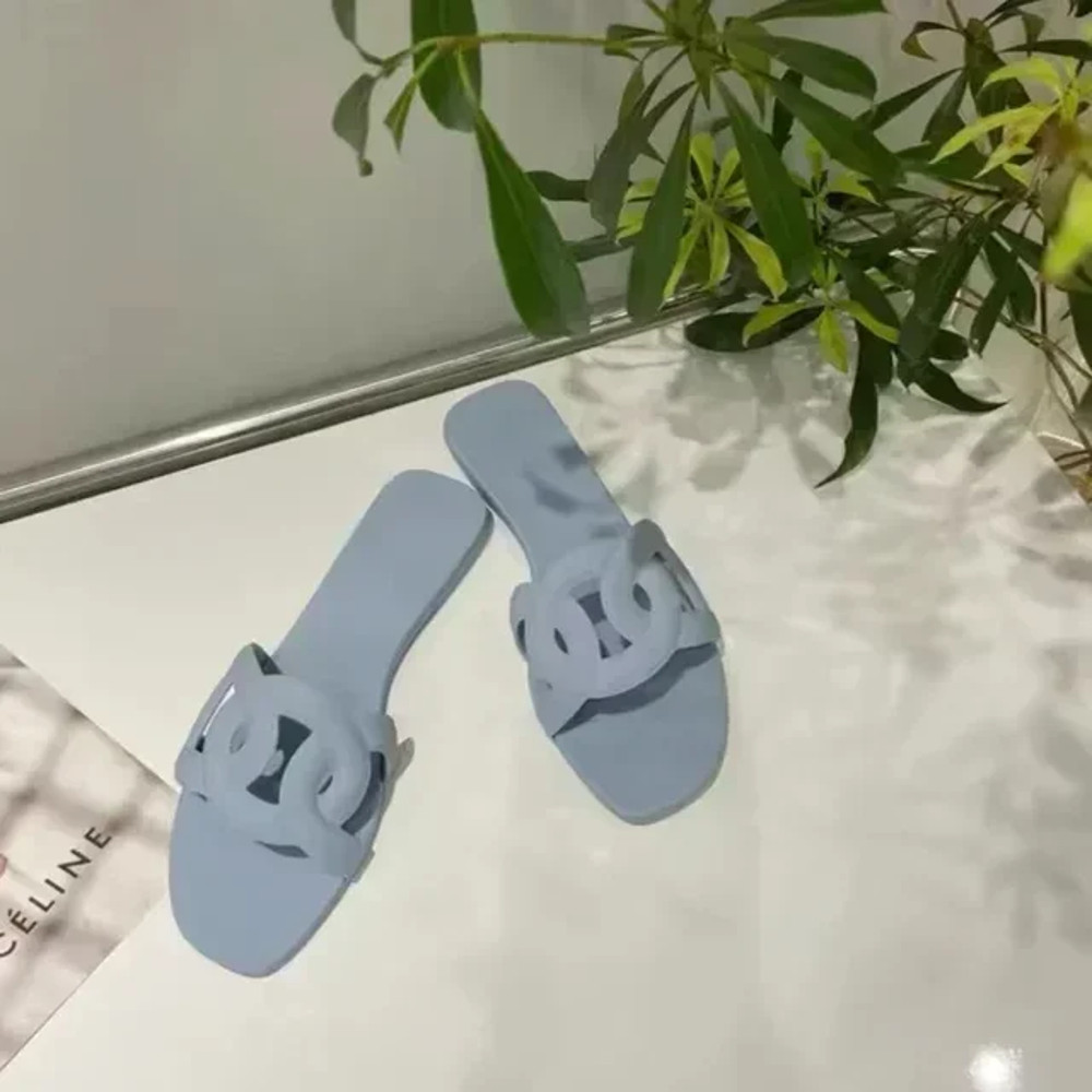 Women Simple Outdoor Indoor Slides Comfortable Beach Footwear With Adjustable Straps For Cool Sexy 12