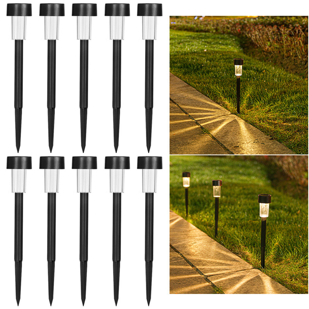 Smart SolarPowered Outdoor Lawn Lamps Waterproof Garden Lights Rain LED Intelligent Lighting 6