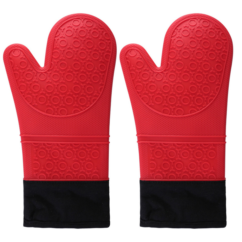 Professional Oven Gloves Heat Resistant, Non-Slip Grip & Soft Inner Lining for Grilling, Baking, and BBQ