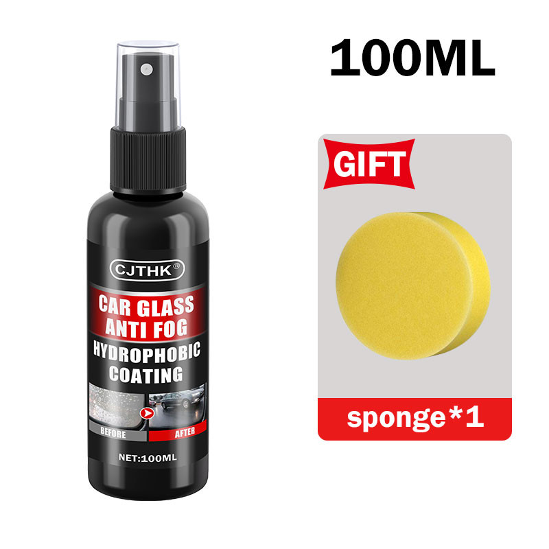 Car Glass Anti Rain Spray Nano Hydrophobic Coating for Waterproofing & Oil Film Removal