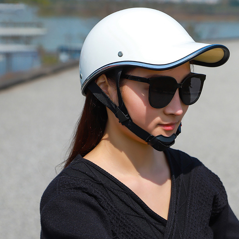 Adult Electric Bicycle Helmets, Fashion Baseball Hat Style, Impact Resistant, Protection Helmet, Sunscreen Cycling Gear