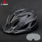 MTB Bike Helmet Ultralight Cycling Helmet With LED Lights Integrally Molded Safe Sports Hat Goggles 9