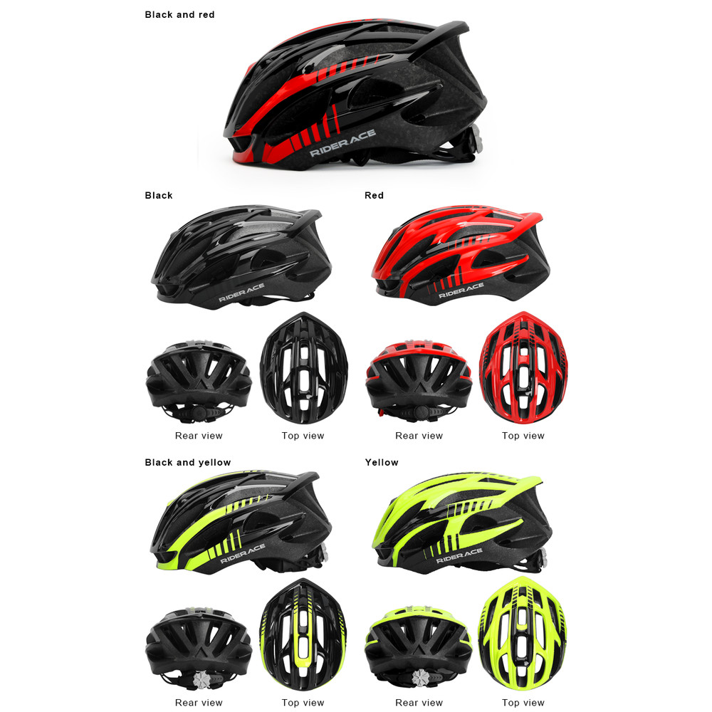 Bicycle Helmet With Ventilation Ultralight Bike Helmet OnePiece Design Unisex Racing Lightweight Cy 5
