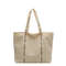 Hot Selling Canvas Shopping Bag, Fashion and Leisure Zipper Women's Tote Bag, New High Quality Large Capacity bag
