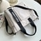 Fashionable Canvas Tote Bag, Hand Carry Duffel Bag, Shoulder Bag For Women Messenger Bag with Zipper Closure