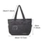 Badgerking Corduroy Shoulder Tote Bag Large For Women Zipper Closure Tote Bag For Work Or Shopping 3
