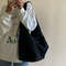 Luxury Designer Black Tote Bag, Women Bag New Nylon Bucket Fashion Solid Zipper, Soft Shoulder Bag Purses and Handbags