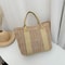 Designer Luxury Color Matching Tote Bag, Summer Trend Straw Bags, New Popular Hit Handbags for Women