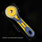 Fabric Sewing Leather Cloth Cutting Tool 60mm Round Hob Rotary Cutter, Patchwork Quilting Flat Rubber Hob