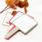 Square Makeup Vanity Mirror with Handle, Eyelash Extension Handheld Mirror, Compact Hand Mirror for SPA Salon