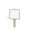 Square Makeup Vanity Mirror with Handle, Eyelash Extension Handheld Mirror, Compact Hand Mirror for SPA Salon