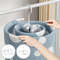 Round Spirals Sheet Hanger,Multi Functional Balcony Rotating Spirals Drying Rack for Quilt, Bed Sheets, & Clothes
