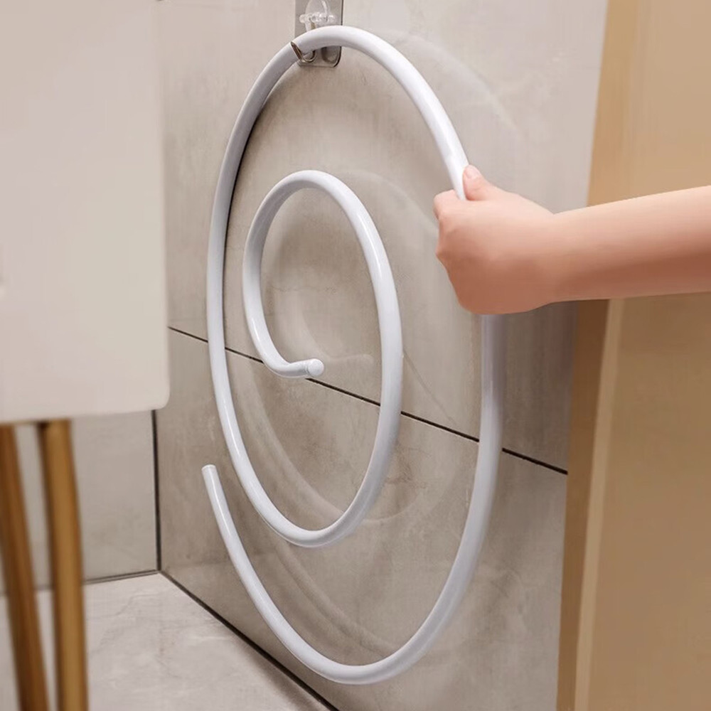 Round Spirals Sheet Hanger,Multi Functional Balcony Rotating Spirals Drying Rack for Quilt, Bed Sheets, & Clothes